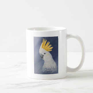 Caneca De Café Trate presente com crista do Cockatoo para o