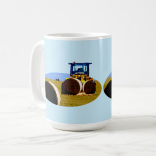 Caneca De Café Trator Com Tinta De Óleo De Balança De Cintura,