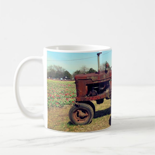 Caneca De Café Trator de Fazenda antigo (Esquerda)