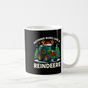 Caneca De Café Trator de Natal Engraçado Nada Funciona Como Uma R