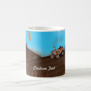 Caneca De Café Trator na Fazenda