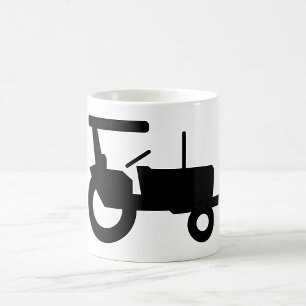 Caneca De Café Trator preto