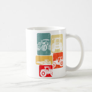 Caneca De Café Trators Fazenda Kids Boys