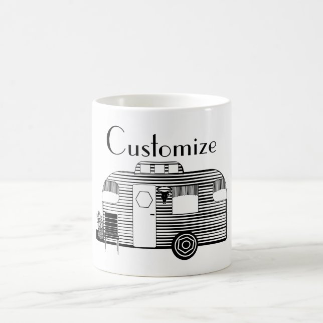 Caneca De Café Traveler Camper Caravan Thunder_Cove  (Centro)
