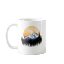 Travelling in mountains graphic