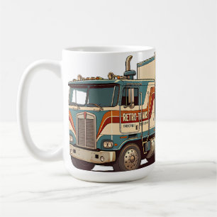 Caneca De Café Travesseira Decorativa de Caminhão Semi-Reboque Vi