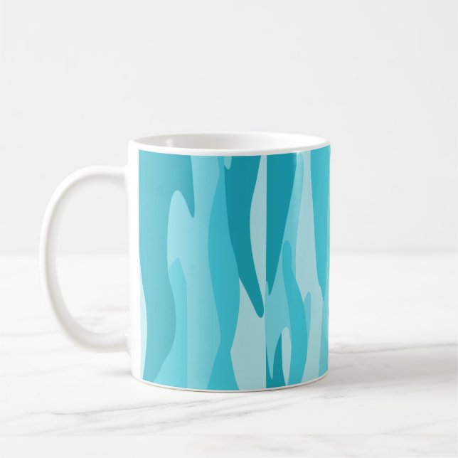 Caneca De Café Travesseiro de Arremesso de Camuflagem Abstrata de (Esquerda)
