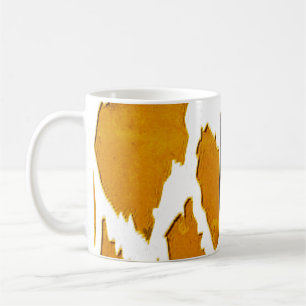 Caneca De Café Travesseiro de faixa de zebra impressa