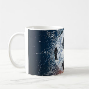 Caneca De Café Travesseiro decorativo de futebol/futebol