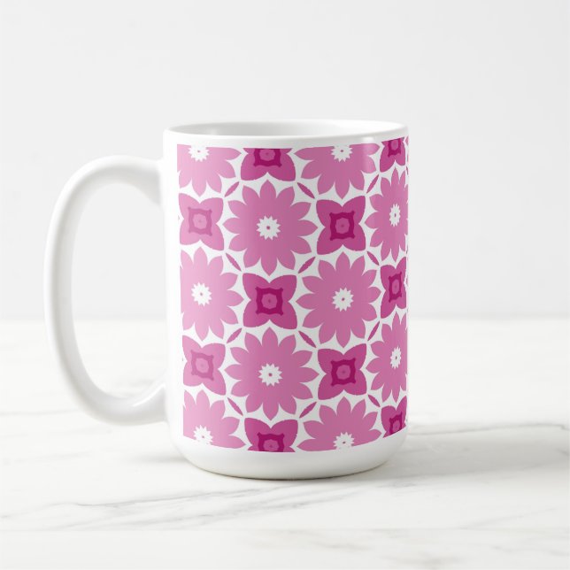 Caneca De Café Travesseiro PP 80: 2 de 3 flores rosadas (Esquerda)