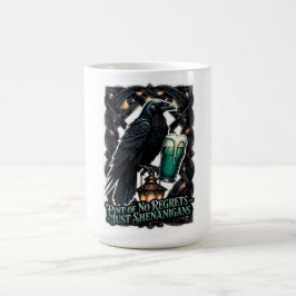 Caneca De Café Travessuras do Corvo Camiseta Esmeralda Pint