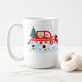 Caneca De Café Travessuras do Limpa-Neve do Papai Noel – Destrua
