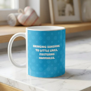 Caneca De Café Trazendo Luz Para Pequenas Vidas Acolhimento Feliz