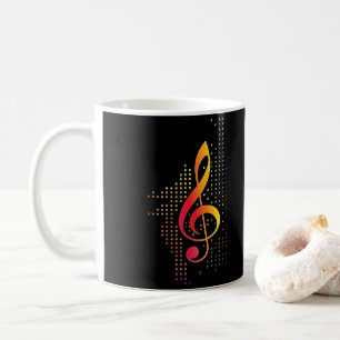 Caneca De Café Treble Clef Music