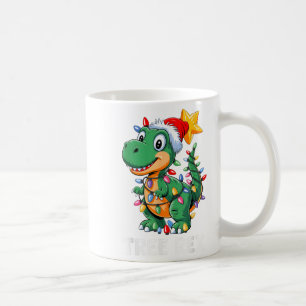 Caneca De Café Tree Rex Funny Xmas T Rex Christmas Dinossaur Boys