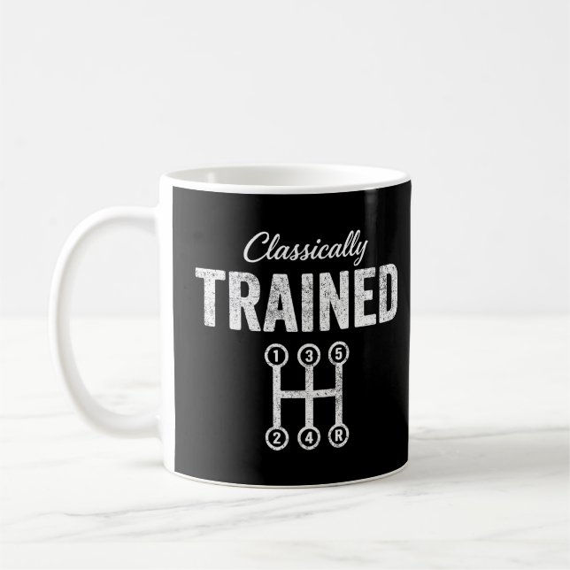 Caneca De Café Treinado Classicamente (Esquerda)