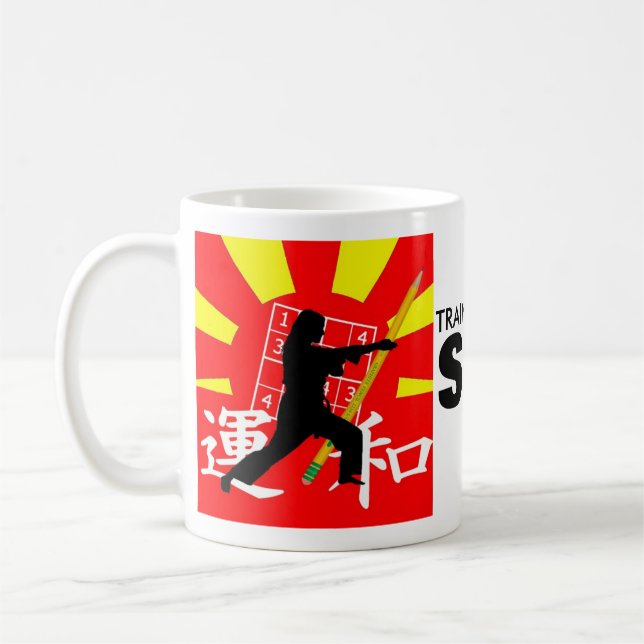 CANECA DE CAFÉ TREINADO NA ARTE MORTAL DE SUDUKO (Esquerda)