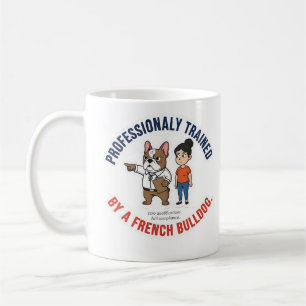 Caneca De Café Treinado Profissionalmente por um French Bulldog E