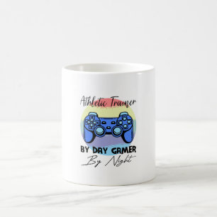 Caneca De Café Treinador Atlético de Dia Jogador de Video-games à