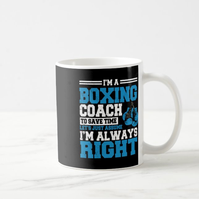 Caneca De Café Treinador Boxer Instrutor de Combate Professor de  (Direita)