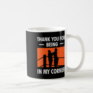Caneca De Café Treinador Boxing Obrigado Por Estar No Meu Canto.