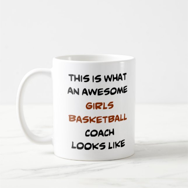 Caneca De Café treinador de basquetebol, incrível (Esquerda)