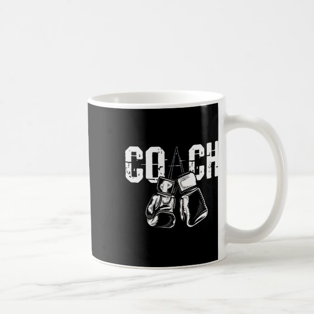 Caneca De Café Treinador de Boxe - Kickboxing Kickboxer Academia  (Direita)