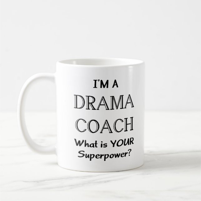 Caneca De Café treinador de drama (Esquerda)
