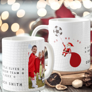 Caneca De Café Treinador de Futebol MVP Santa Natal 