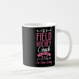 Caneca De Café Treinador de Hóquei em Campo Eu Sou um Treinador d