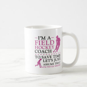 Caneca De Café Treinador de Hóquei em Campo Eu Sou um Treinador d