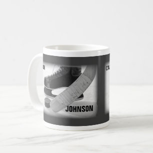 Caneca De Café Treinador De Hóquei Em Gelo Obrigado