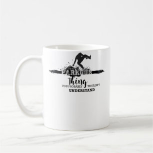 Caneca De Café Treinador de Parkour Livre