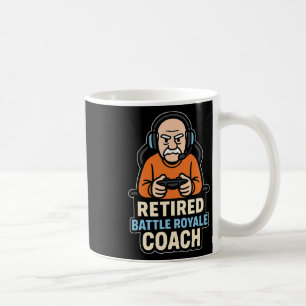 Caneca De Café Treinador de Ttile Royale Aposentado Idoso Gamer D