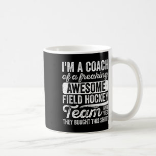 Caneca De Café Treinador de um time de hóquei de campo incrível -