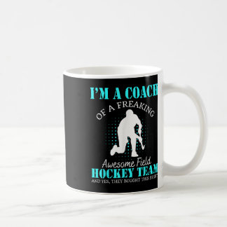 Caneca De Café Treinador de um time de hóquei de campo incrível _