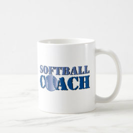 Caneca De Café Treinador do softball