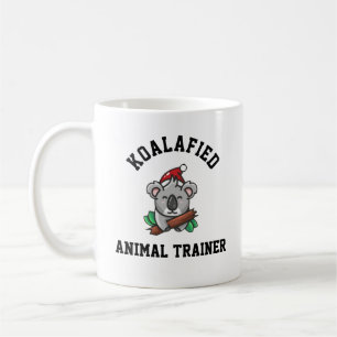 Caneca De Café Treinador em Animais Koalafied