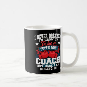 Caneca De Café Treinador em Boxing - Kickboxer Gym Boxer 2