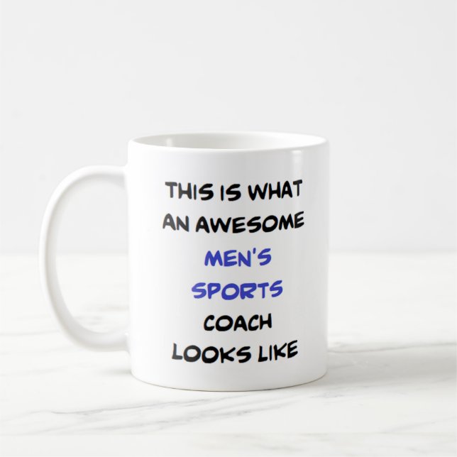 Caneca De Café treinador esportivo masculino, incrível (Esquerda)