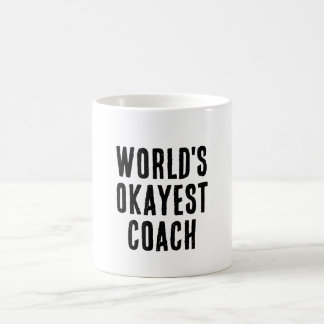 Caneca De Café Treinador mais Okayest do Mundo Engraçado