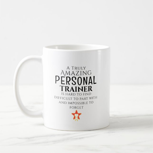 Caneca De Café Treinador Pessoal Incrível Difícil De Encontrar Pe (Esquerda)