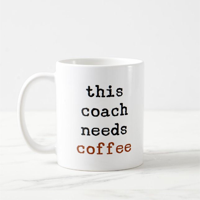 Caneca De Café treinador precisa de café (Esquerda)
