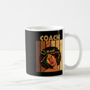 Caneca De Café Treinadora Afro-Americana História Negra