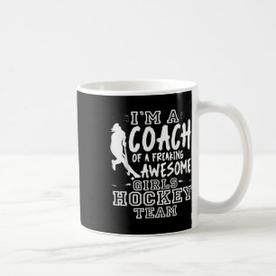Caneca De Café Treinadora de hóquei sobre grama feminino _1