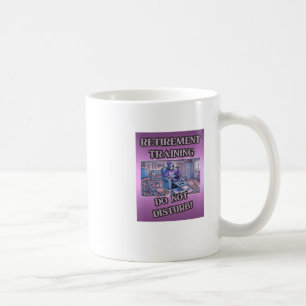 Caneca De Café Treinamento de Aposentadoria – Não Perturbe Garota