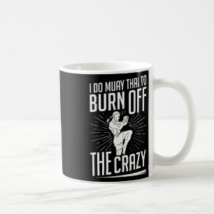 Caneca De Café Treinamento de Muay Thai Lutador Kickboxing Inicia