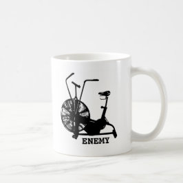 Caneca De Café Treinamento Engraçado Preto e Humor do Gym