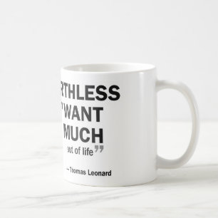 Caneca de café - 'treinar é sem valor… "