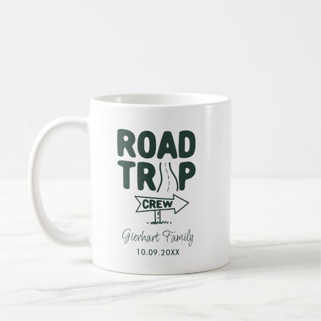 Caneca De Café Treino da Família Summer Road (Esquerda)